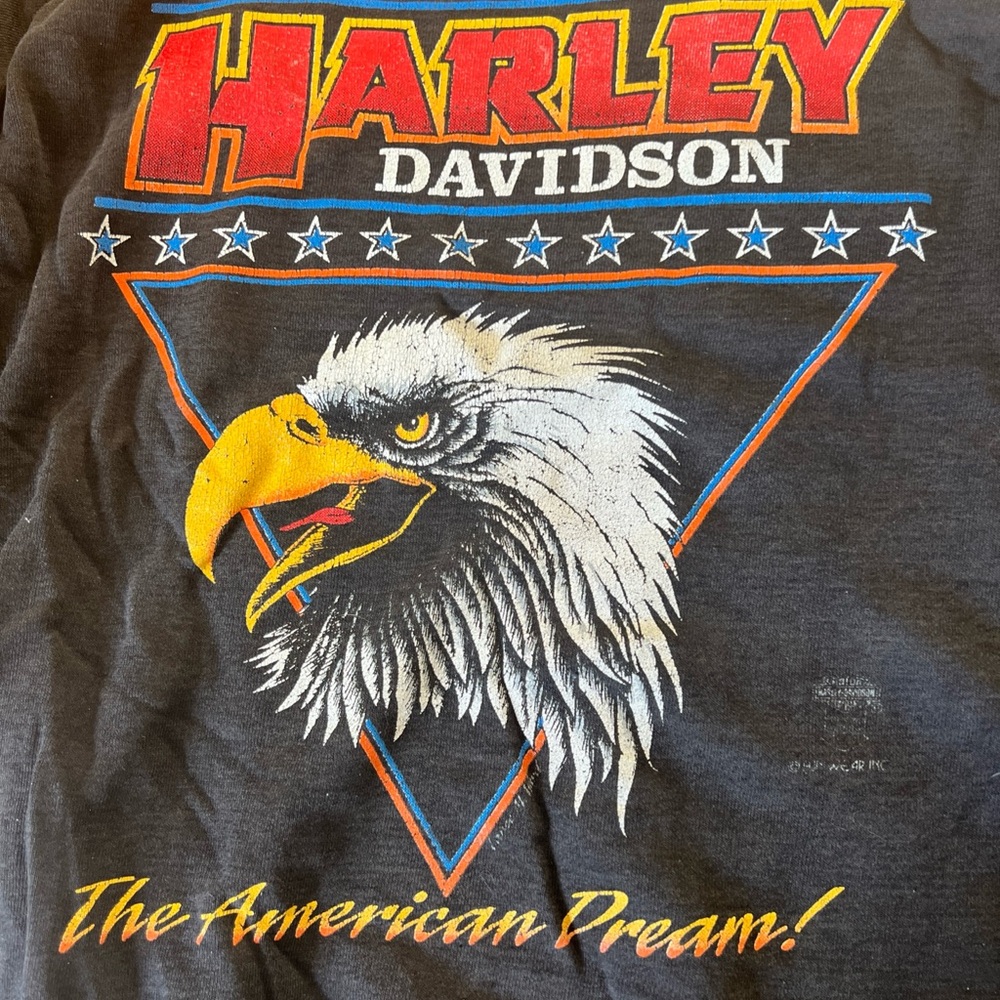 Vintage Harley Davidson Sweatshirt Size Large